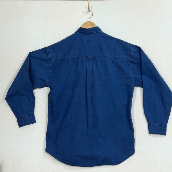 Salty Dog Gant button down men’s shirt in authentic indigo - Picture 3 of 15